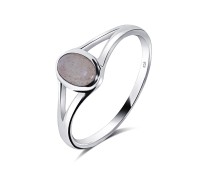 Orange Moonstone Silver Rings NSR-2468